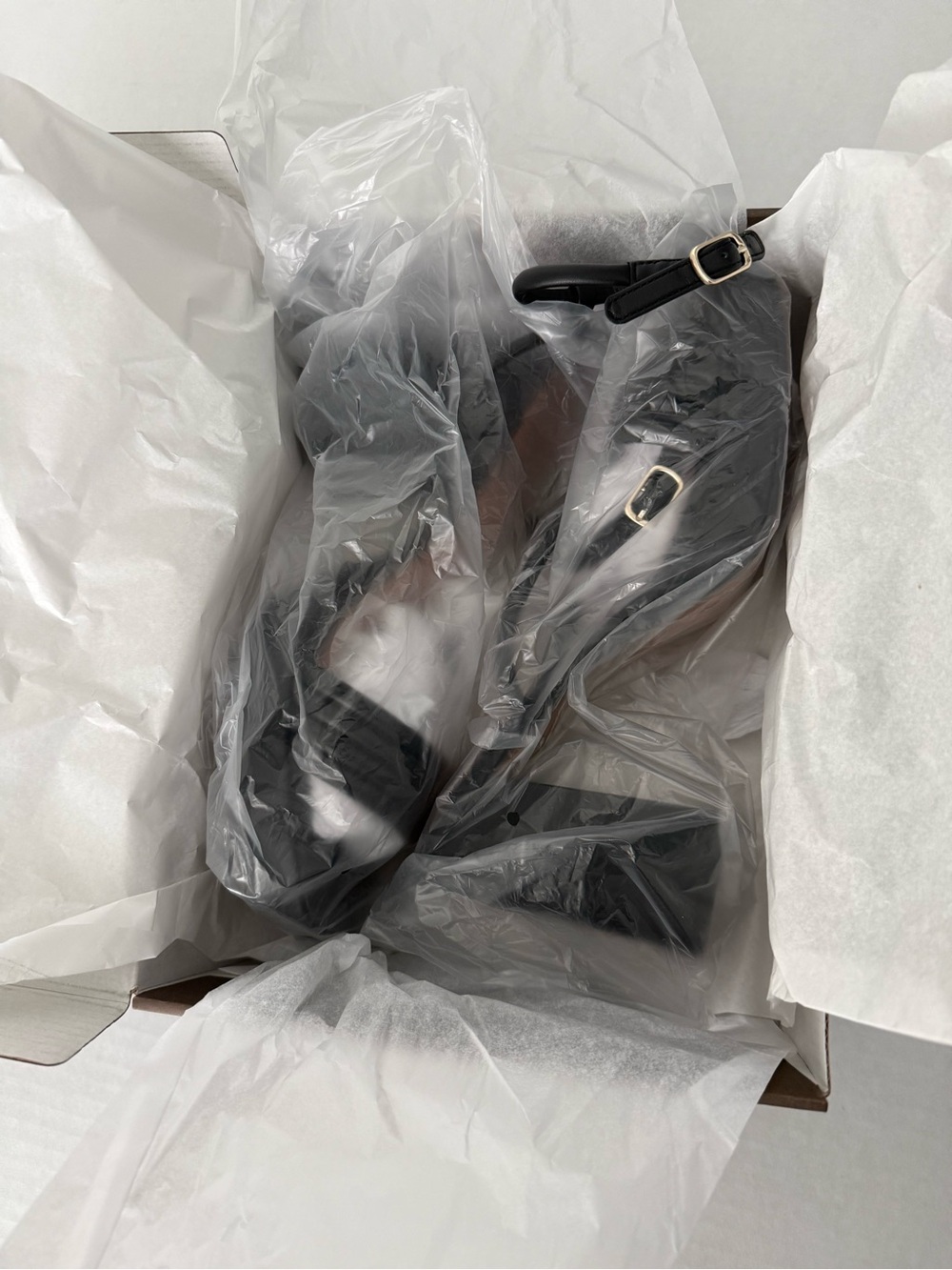Paolo Black Strappy Block Heel Sandals Size 10 NEW - Picture 11 of 12